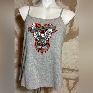 Harley-Davidson tank top from Jone’s Harley-Davidson in Hot Springs, AK.